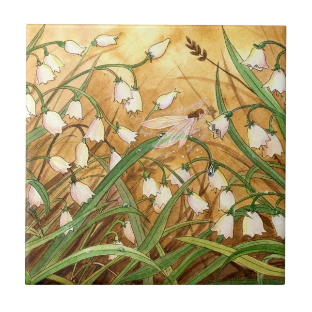 De Cerâmica "Lilly azulejo do vale" (Frente)