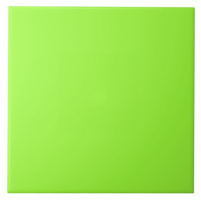 De Cerâmica Limão fluorescente, azulejo verde neon (Frente)