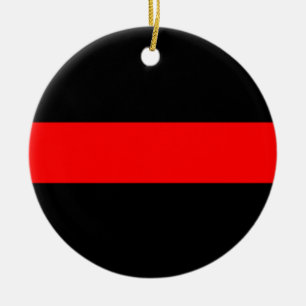 De Cerâmica Linha vermelha fina ornamento do sapador-bombeiro