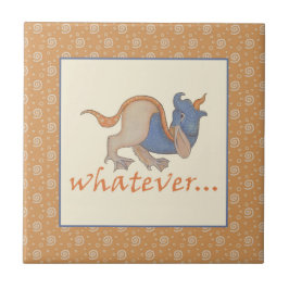 De Cerâmica Luttrell Psalter Critter Azulejo Cerâmico