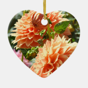De Cerâmica Mãe e Filha! Ornamento Pendente Dálias