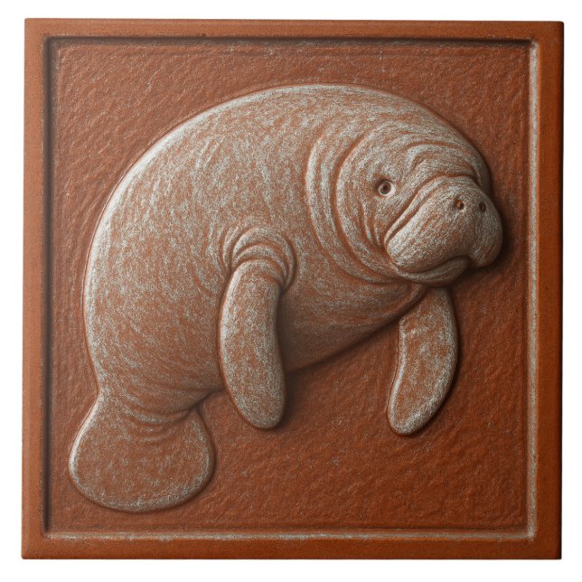 De Cerâmica Manateio - Azulejo cerâmico (Frente)