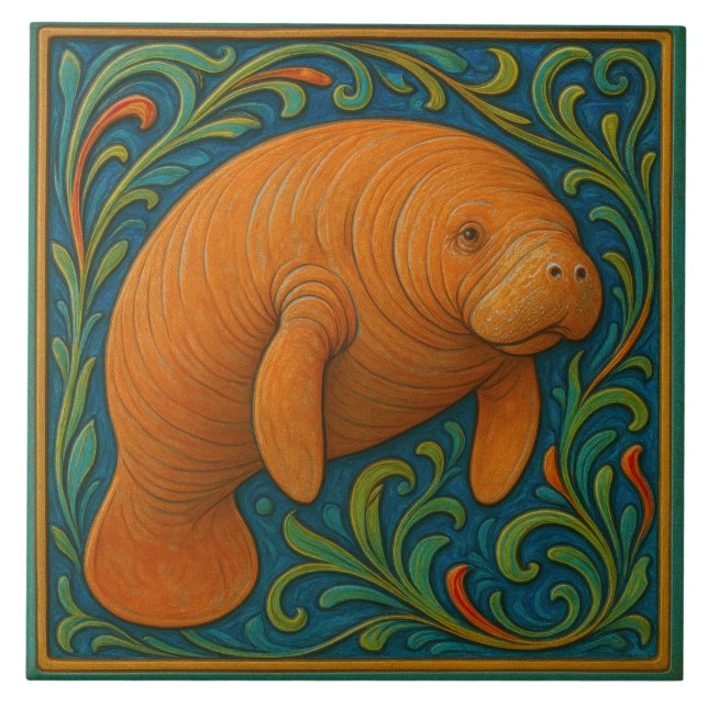 De Cerâmica Manateio - Azulejo cerâmico (Frente)