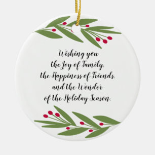 De Cerâmica Maravilha do ornamento da época natalícia