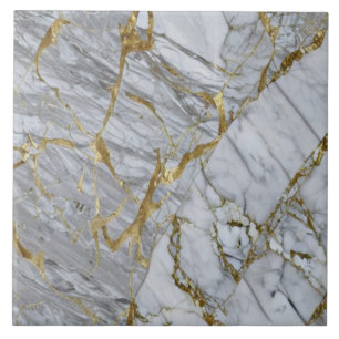 De Cerâmica Marble Look Azulejo com Veias Douradas