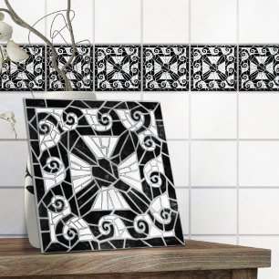 De Cerâmica Mármore Negro Mágico, Azulejo quebrado grego