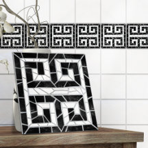 Mármore Negro Mágico, Azulejo quebrado grego