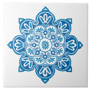 De Cerâmica Medalhão azul azulejo cerâmico