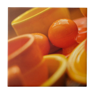 De Cerâmica Mercadorias alaranjados do azulejo da festa 4x4