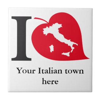 De Cerâmica Meu azulejo italiano da cidade