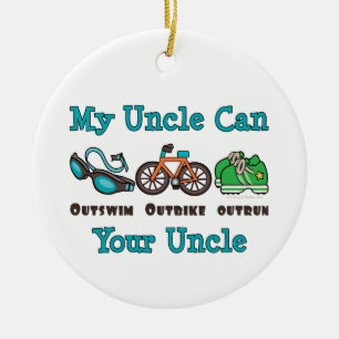 De Cerâmica Meu ornamento do tio Outswim Outbike Outrun