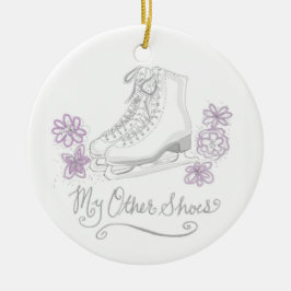 De Cerâmica Meu outro ornamento do patinagem artística dos