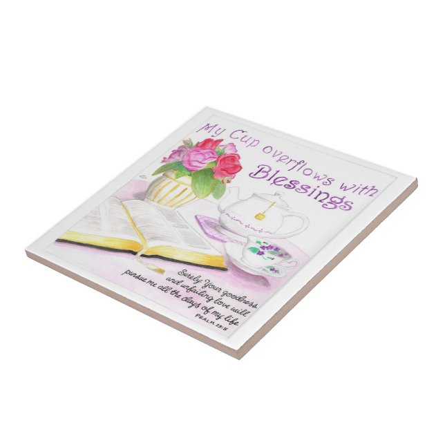 De Cerâmica Minha Taça Estende Azulejo Cerâmico (Lateral)