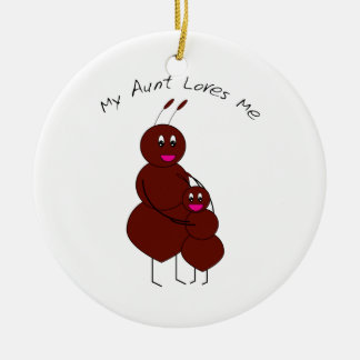De Cerâmica Minha Tia Me Ama O Ornamento Da Tia