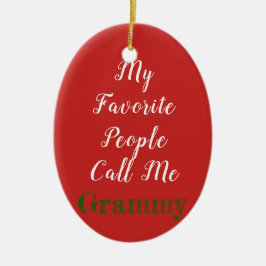 De Cerâmica Minhas pessoas favoritas chamam-me… ornamento