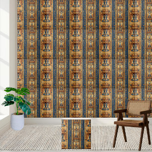 De Cerâmica Mistérios dos Hieroglifos do Nilo e do Azulejo Flo