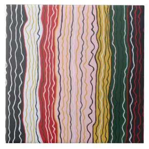 De Cerâmica Modern Squiggles 2 6 x 6 Azulejo cerâmico