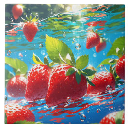 De Cerâmica Morangos Azulejo cerâmico