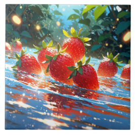 De Cerâmica Morangos Azulejo cerâmico