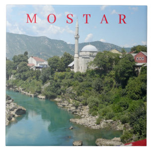 De Cerâmica Mostar mesquita ver azulejo cerâmico