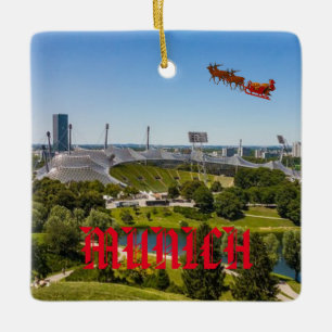 De Cerâmica Munique Alemanha Ornamento Panorâmico