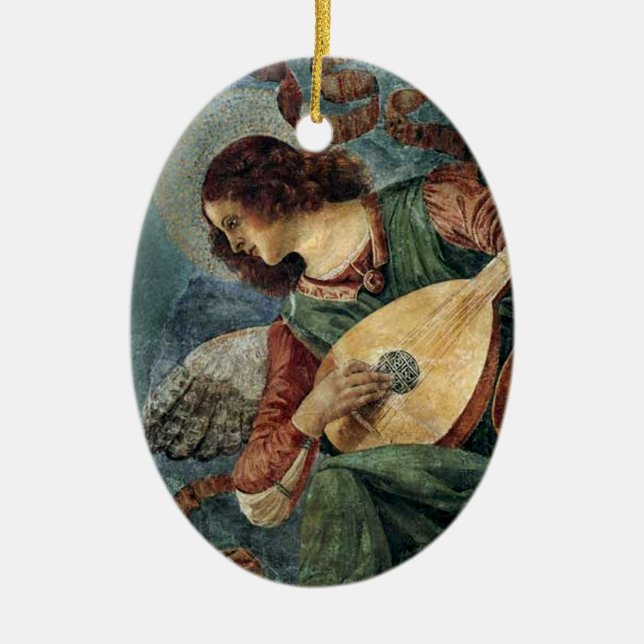 De Cerâmica Músico do anjo - ornamento (Frente)