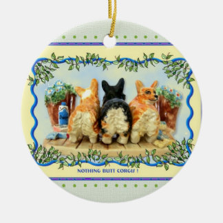 De Cerâmica Nada termina Corgis! Ornamento