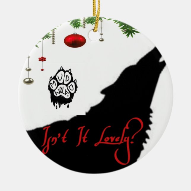 De Cerâmica Não é adorável ornamento cerâmico? (Frente)