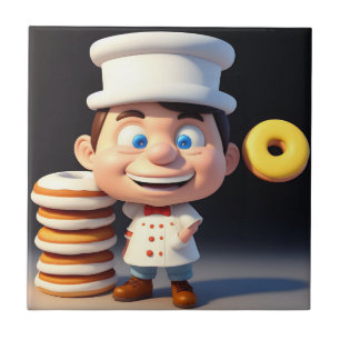 De Cerâmica Não Toque nas minhas Rosquinhas, Azulejo cerâmico