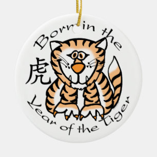 De Cerâmica Nascer no ano do ornamento (chinês) do tigre