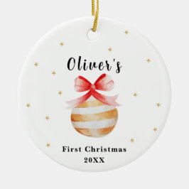 De Cerâmica Natal do Bebê do Ornamento das Estrelas Elegante