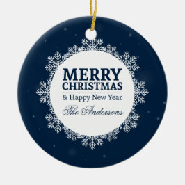 De Cerâmica Natal personalizado e Ano Novo | Ornamento