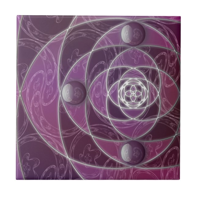 De Cerâmica Nautilina Azulejo decorativo (Frente)