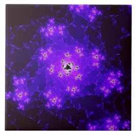 De Cerâmica Nebula Fractal Azulejo Cerâmico