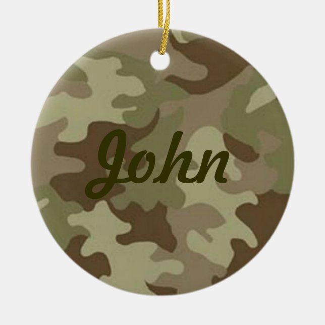 De Cerâmica Nome da Camuflagem Ornamento (Frente)
