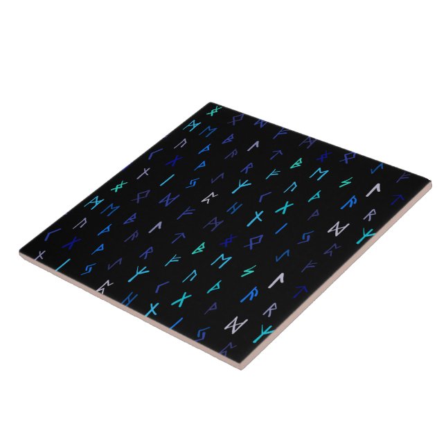 De Cerâmica Norse No Azulejo Noturno (Lateral)