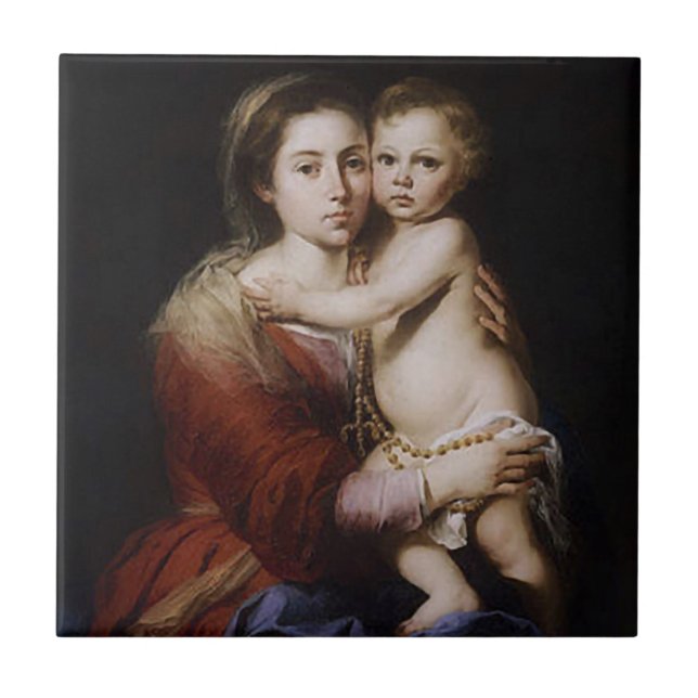 De Cerâmica Nossa Senhora Virgem Maria do Azulejo Rosário Cerâ (Frente)