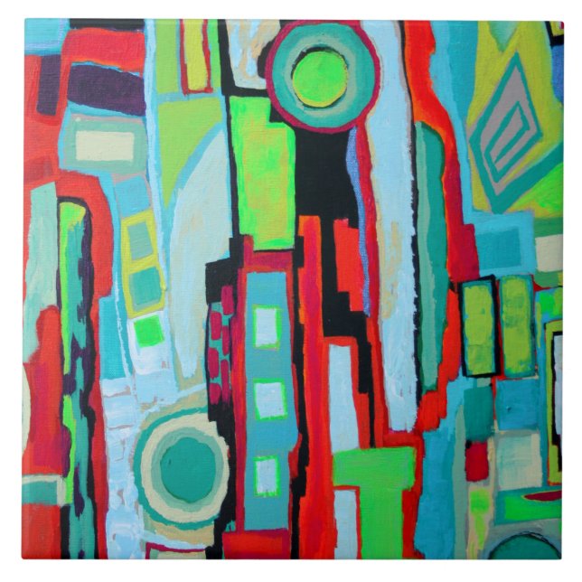 De Cerâmica Nova Orleans Street 6 x 6 Azulejo cerâmico (Frente)