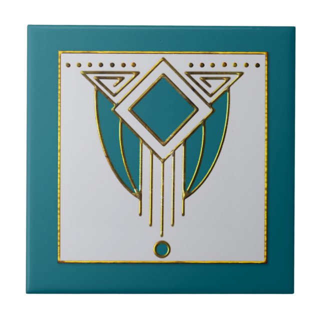 De Cerâmica Novo Azulejo Cerâmico Art Deco (Frente)