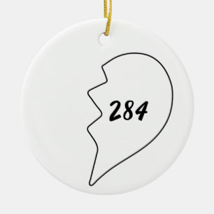 De Cerâmica Números Amicíveis (220 284) Ornamento Cerâmico