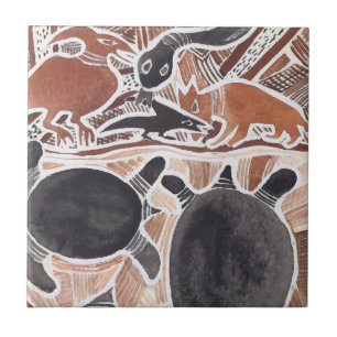 De Cerâmica O australiano sonha o azulejo dos peixes das