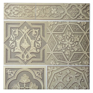 De Cerâmica O azulejo árabe projeta (o litho da cor)