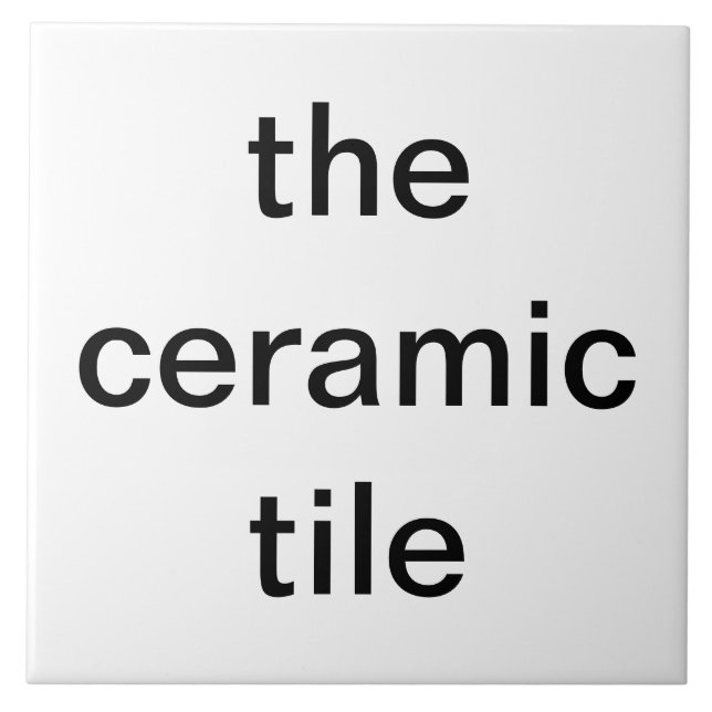 De Cerâmica o azulejo cerâmico (Frente)