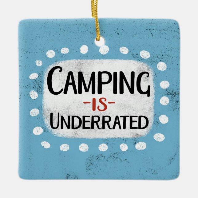 De Cerâmica O Camping É Um Ornamento Subestimado (Frente)