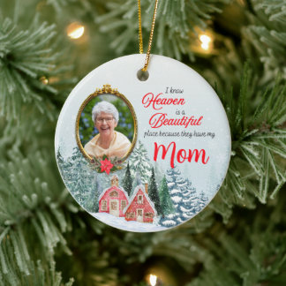 De Cerâmica O Céu é um lindo ornamento redondo