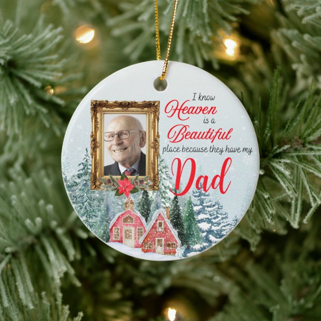 De Cerâmica O Céu é um lindo ornamento redondo (Árvore)