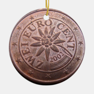 De Cerâmica o dinheiro cresce no ornamento dos threes