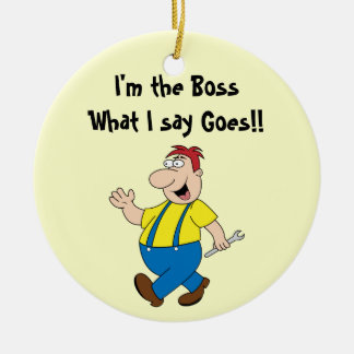 De Cerâmica O modelo redondo do ornamento do chefe