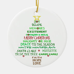 De Cerâmica O Natal exprime o ornamento da árvore