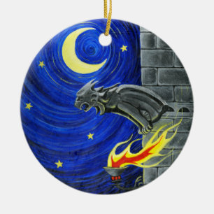 De Cerâmica O ornamento da árvore da gárgula